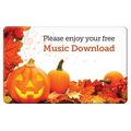 Halloween Music Download Card